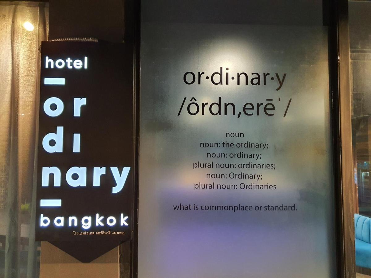 Hotel Ordinary Bangkok Zewnętrze zdjęcie